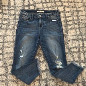 Willow & Root mid rise ankle skinny size 28